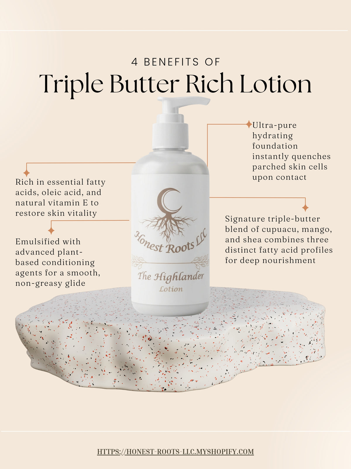 Triple Butter Rich Lotion (8 oz)